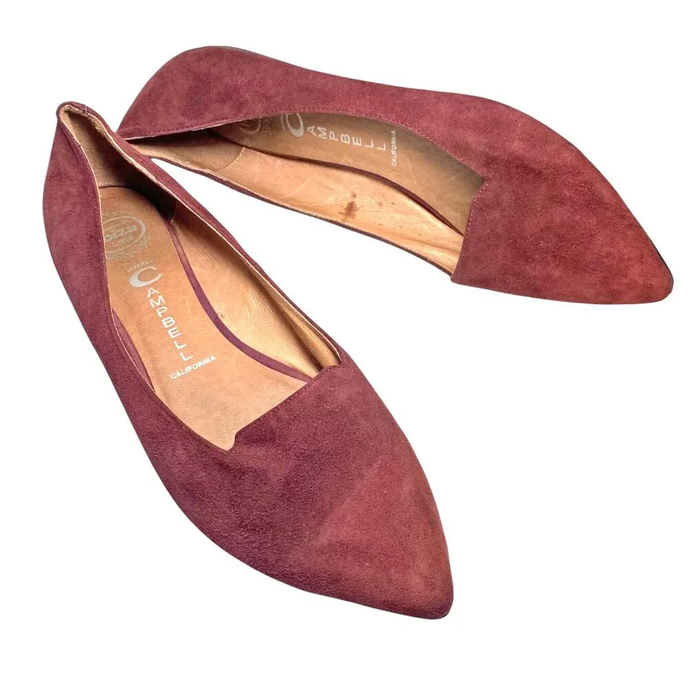 Jeffrey Campbell Ibiza Havana Last Sonnet Suede Skimmer‎ Flats